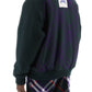 Burberry check reversible bomber jacket