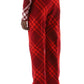 Burberry check wool pants