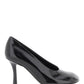 Burberry glossy leather baby pumps