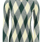 Burberry high-neck pullover with diamond pattern