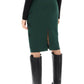 Burberry "knitted diamond pattern midi skirt