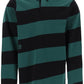 Burberry striped long sleeve polo shirt