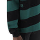 Burberry striped long sleeve polo shirt