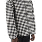 Burberry houndstooth windbreaker jacket