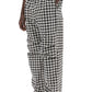 Burberry pantaloni workwear in pied de poule