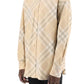 Burberry camicia check in cotone organico