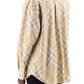 Burberry camicia check in cotone organico