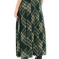 Burberry maxi kilt with check pattern
