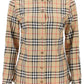 Burberry lapwing button-down shirt with vintage check pattern