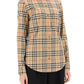 Burberry lapwing button-down shirt with vintage check pattern
