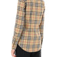 Burberry lapwing button-down shirt with vintage check pattern