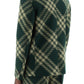 Burberry giacca check monopetto