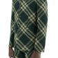 Burberry giacca check monopetto