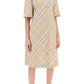 Burberry check shirt dress
