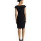 Jersey Off-the-Shoulder Cocktail Dress