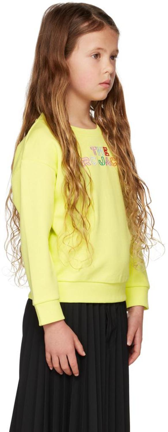 Kids Yellow Logo Sweatshirt