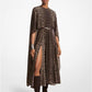 Leopard Silk Crepe De Chine Dress