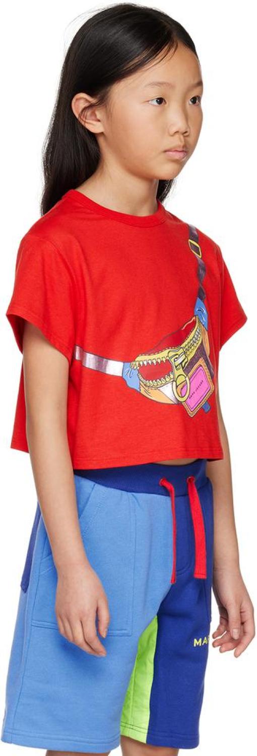 Kids Red Graphic T-Shirt
