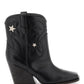 Stella mccartney texan ankle boots with star embroidery