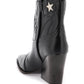 Stella mccartney texan ankle boots with star embroidery