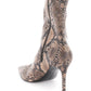Stella mccartney python print ankle boots