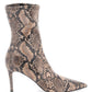 Stella mccartney python print ankle boots