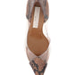 Stella mccartney python print transparent pumps