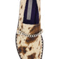 Stella mccartney falabella loafers in appaloosa-printed velvet