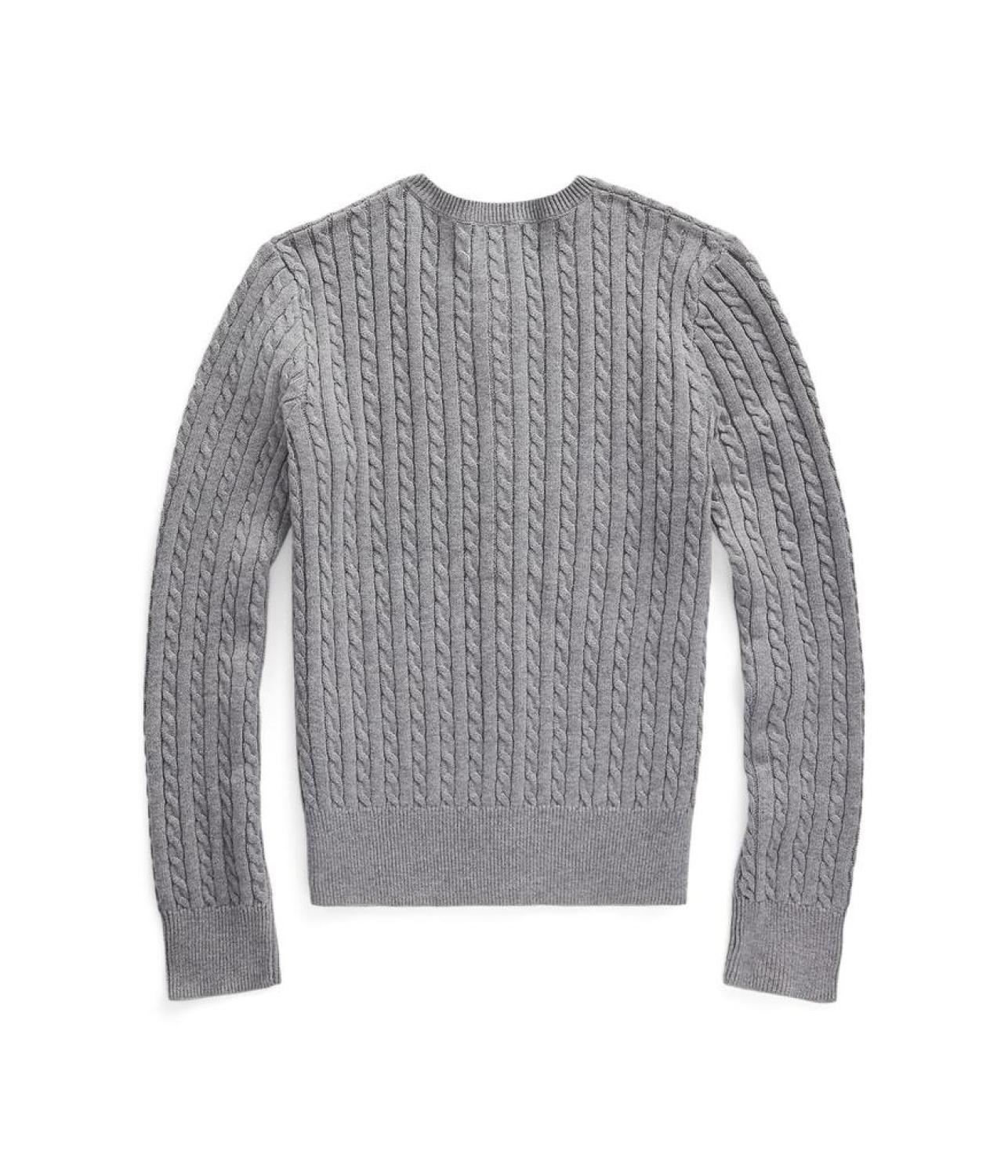 Mini-Cable Cotton Cardigan (Big Kids)