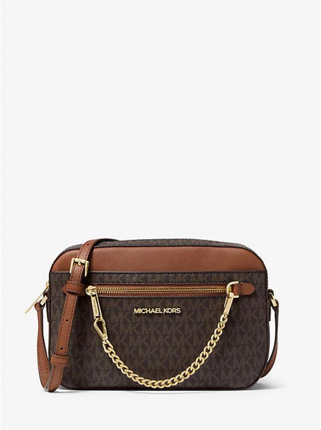 Jet Set Large Logo Crossbody Bag