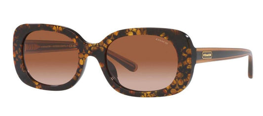 Coach 0HC8358U 572413 Rectangle Sunglasses