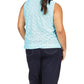 Plus Size Eyelet Wrap Top