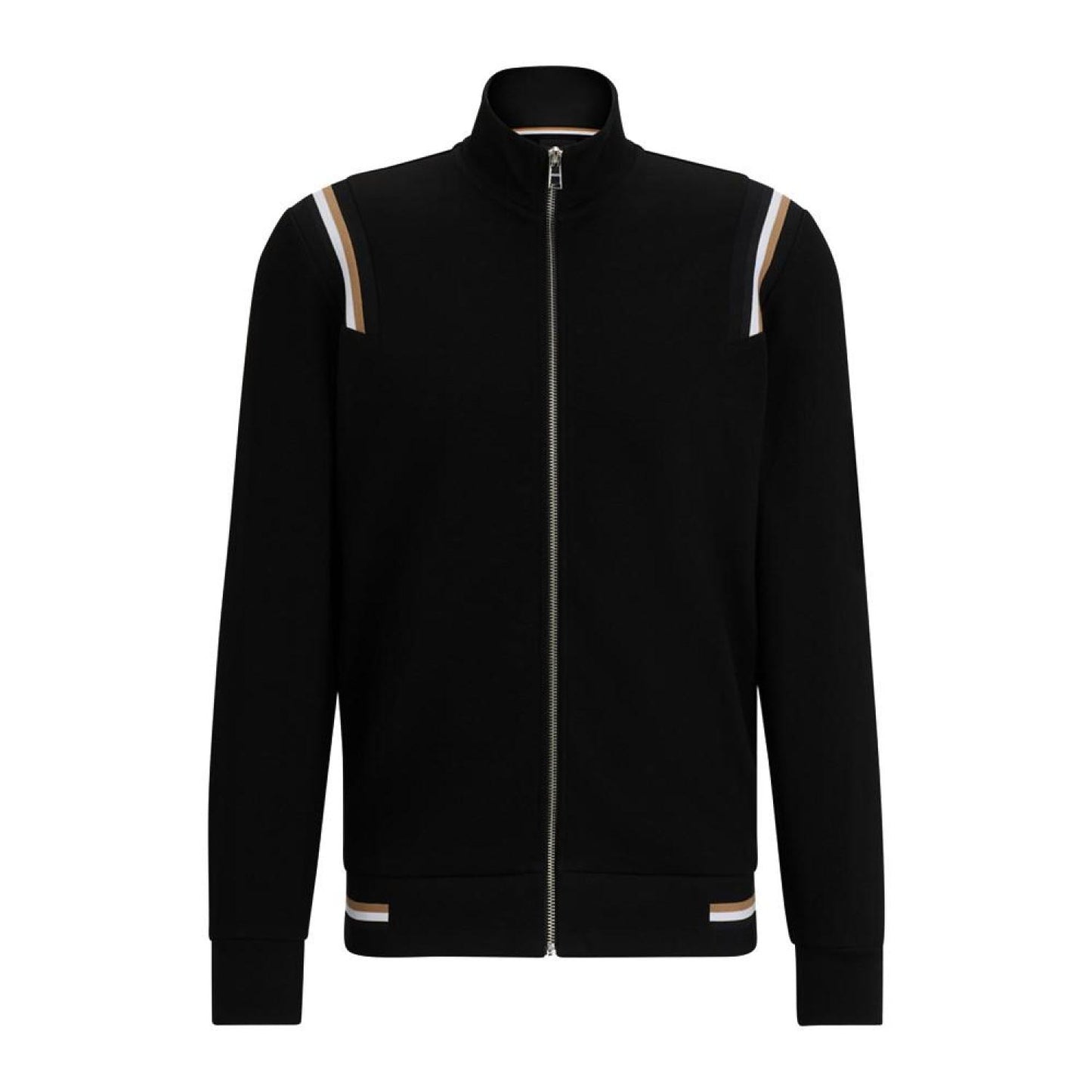 Men's Signature-Stripe Zip-Up Sweatshirt
