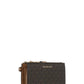 Michael Michael Kors Adele Logo Plaque Clutch Bag