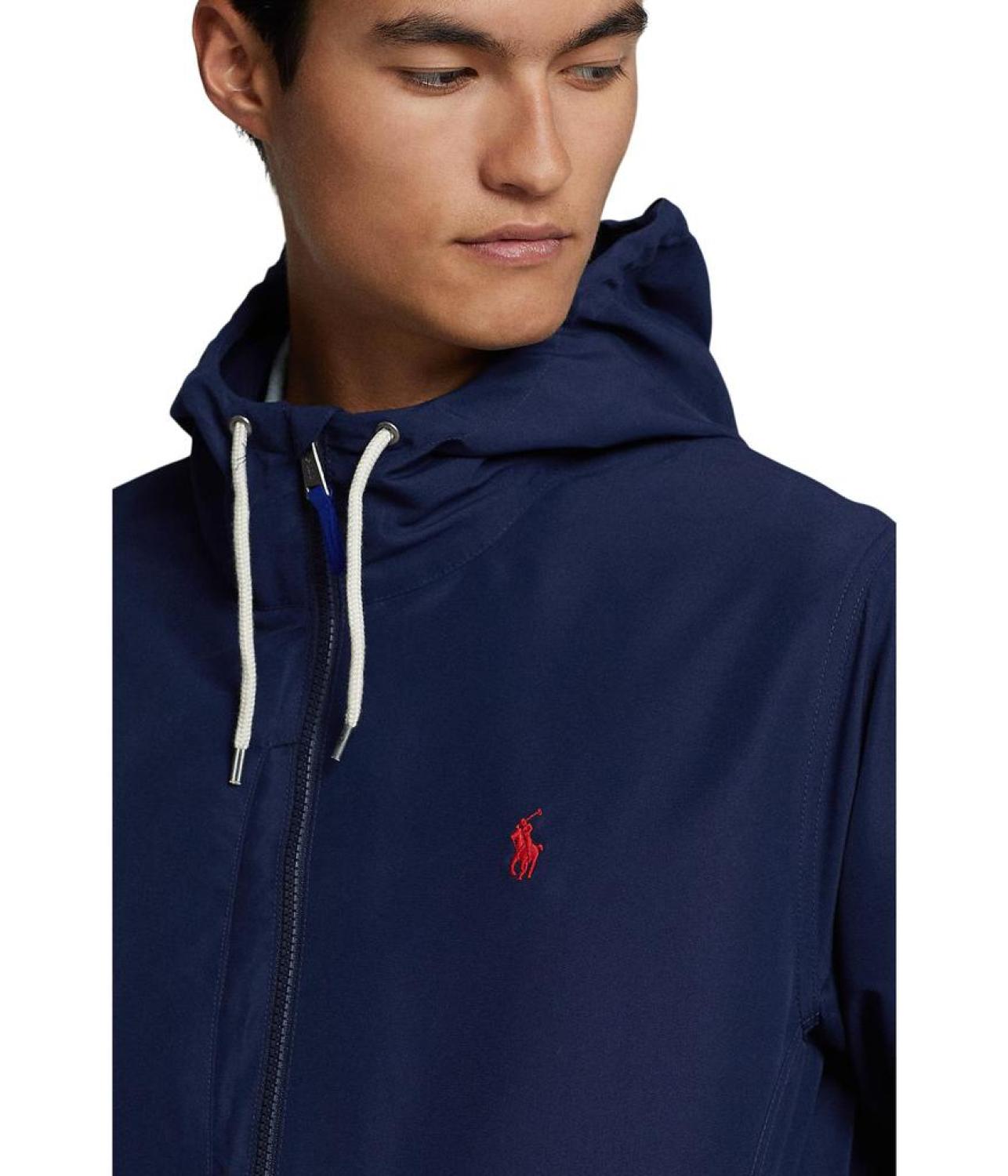 Packable Water-Repellent Hooded Jacket