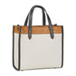 Color-Block Leather Coach Badge Field Tote 22