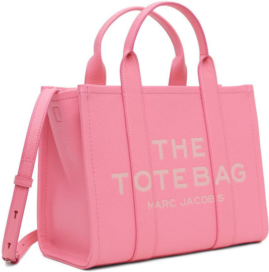 Pink 'The Leather Medium' Tote