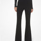 Charlie Stretch Pebble Crepe Flared Pants