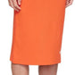 Orange 'The Tube' Midi Skirt