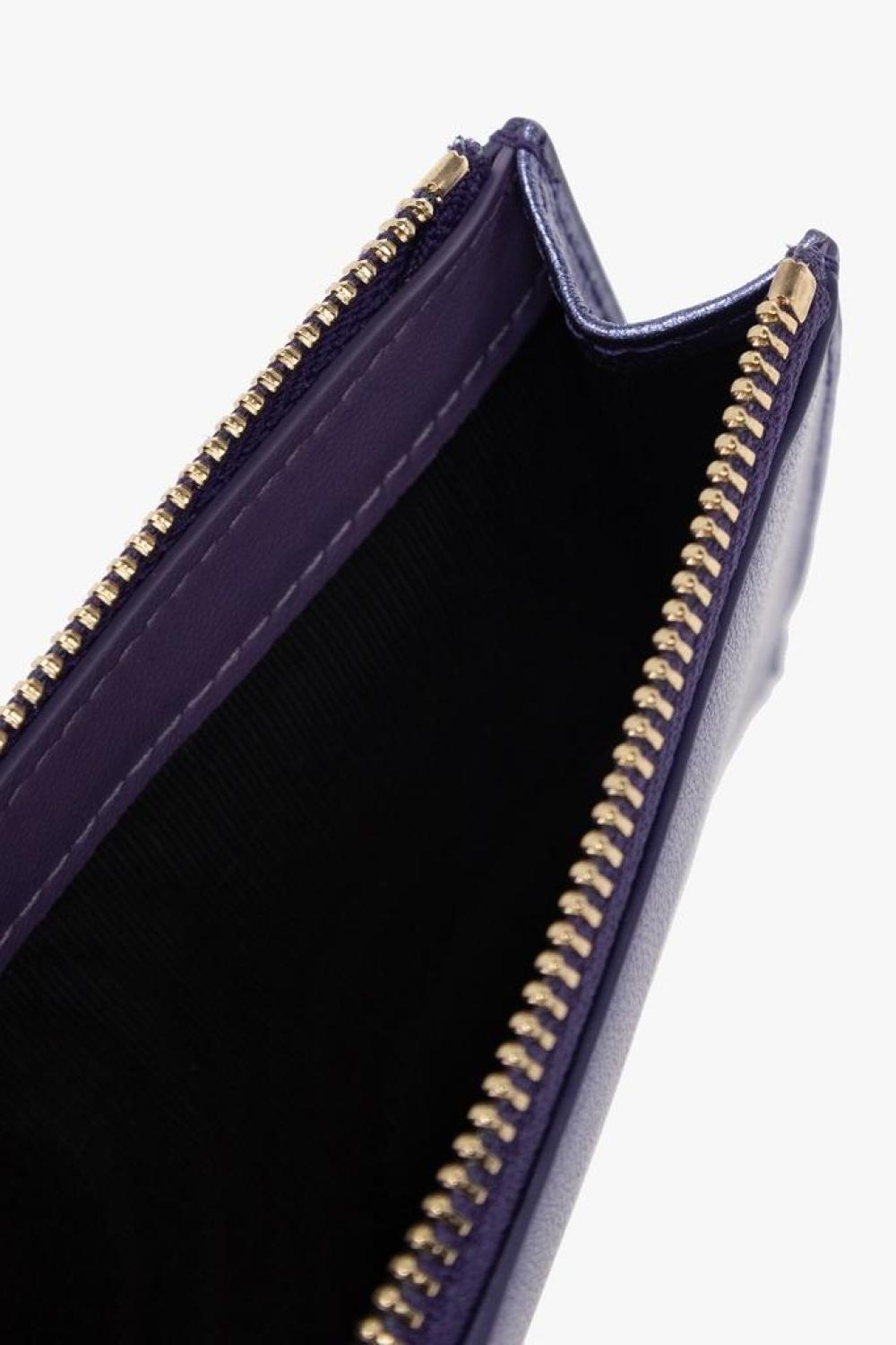 Furla Logo Plaque Zipped Card Holder
