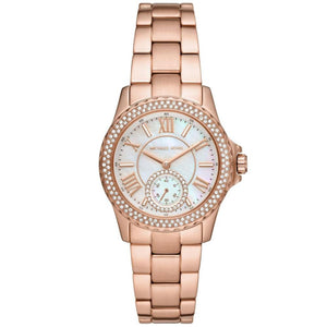 Women's Everest Quartz Three-Hand Rose Gold-Tone Stainless Steel Watch