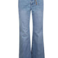 Michael Michael Kors Belted Bootcut High-Rise Jeans