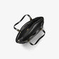 Voyager Small Crossgrain Leather Tote Bag