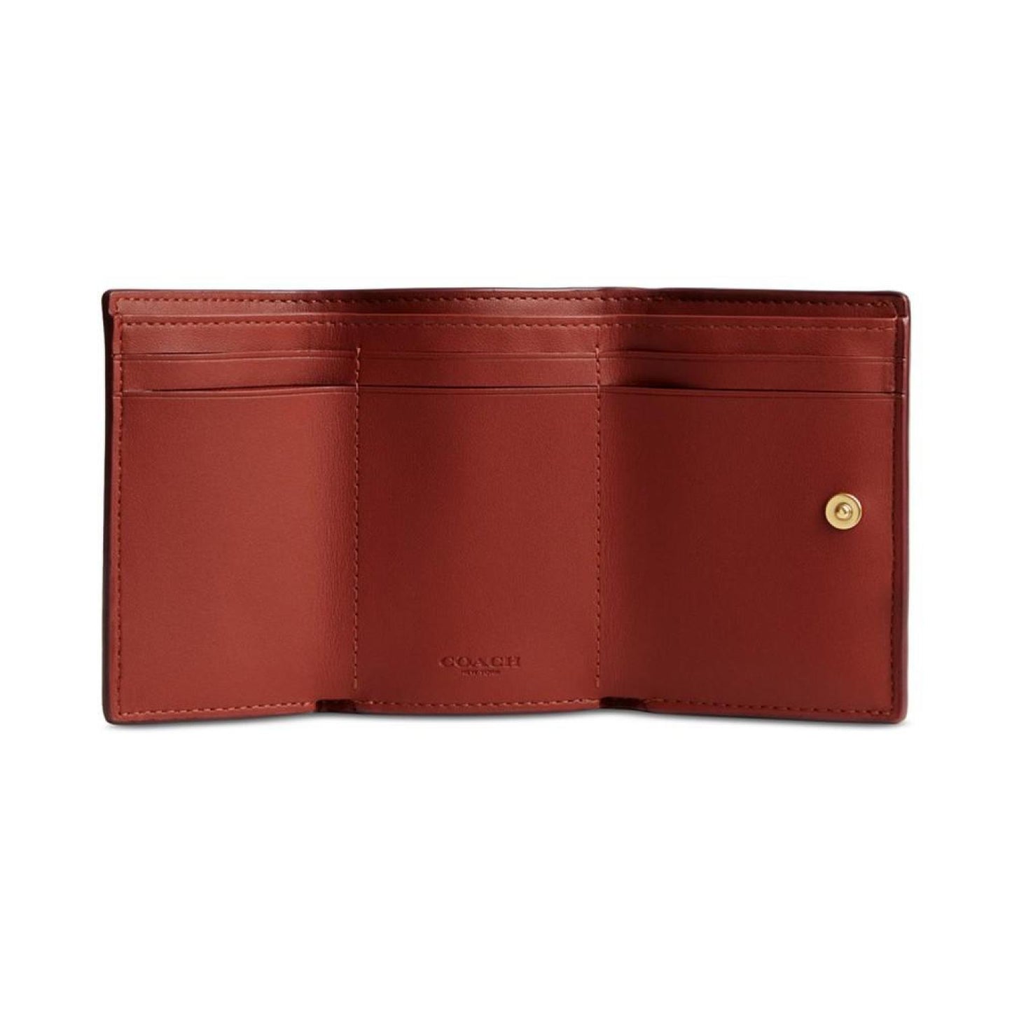 Essential Coated Canvas Signature Mini Trifold Wallet