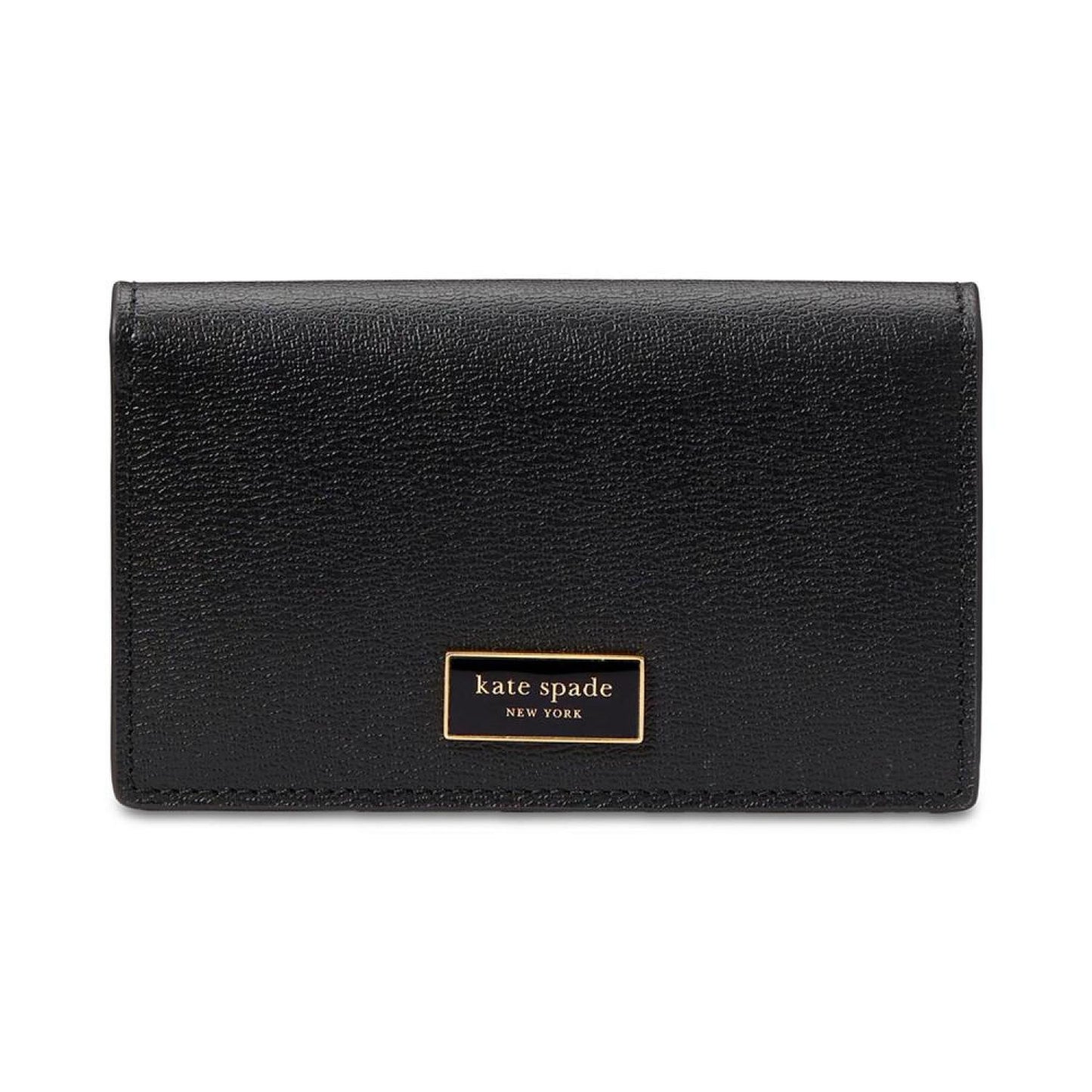 Katy Textured Leather Small Bifold Snap Wallet