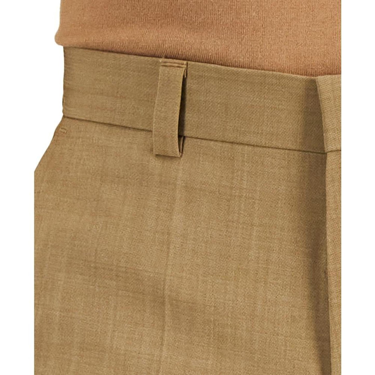 Men's Modern-Fit Tan Suit Trousers
