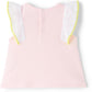 Baby Pink & White Tank Top & Shorts Set
