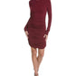 Michael Kors Collection Ruched Crewneck Dress