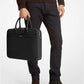 Cooper Textured Faux Leather Briefcase
