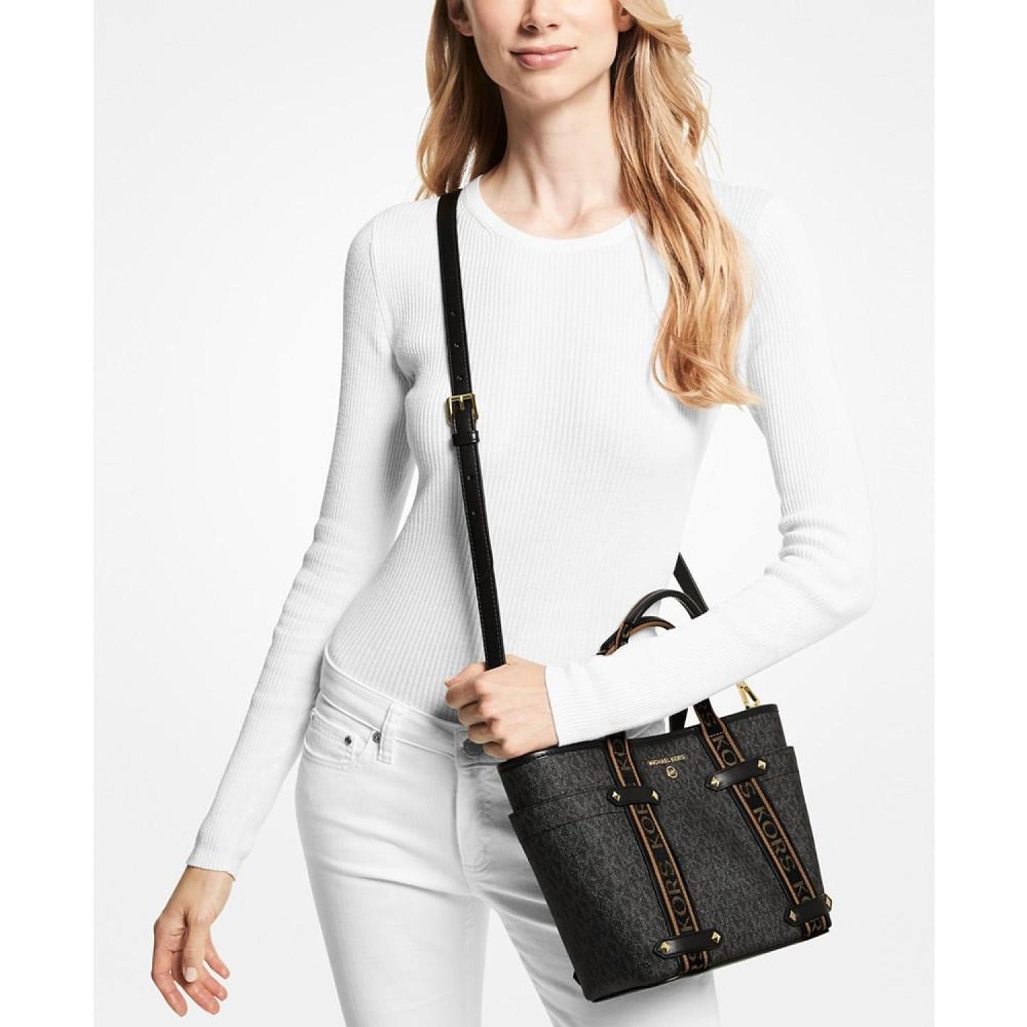 Logo Maeve Convertible Open Tote